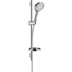 HG Raindance Select S Zestaw prysznicowy 120 3jet PowderRain z drążkiem 65 cm i mydelniczką, Chrom