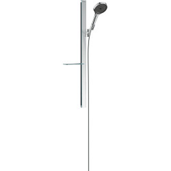 Hansgrohe Rainfinity Zestaw prysznicowy 130 3jet EcoSmart z drążkiem 90cm i półką, Chrom