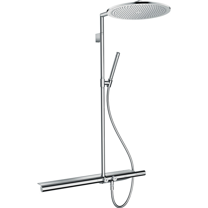 AX ShowerSolutions Komplet prysznicowy 350 1jet z termostatem 800, Chrom