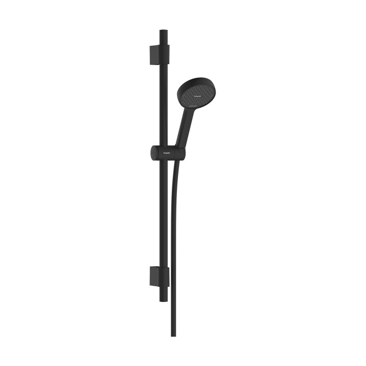 HG Activera Select S Zestaw prysznicowy 95 2jet EcoSmart z drążkiem Varia 72 cm, Czarny Matowy