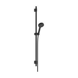 HG Activera Select S Zestaw prysznicowy 95 2jet EcoSmart z drążkiem Varia 105 cm, Czarny Matowy