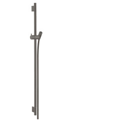 HG Unica Drążek prysznicowy S Puro 90 cm z wężem Isiflex 160 cm, Czarny Chrom Szczotkowany