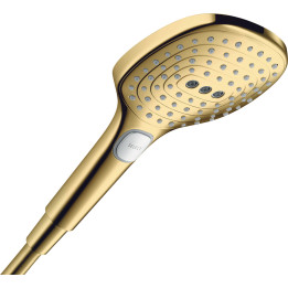 HG Raindance Select E Główka prysznicowa 120 3jet PowderRain EcoSmart, Złoty Optyczny Polerowany