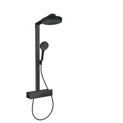 HG Rainfinity Komplet prysznicowy 250 1jet EcoSmart z termostatem ShowerTablet 350, Czarny Matowy