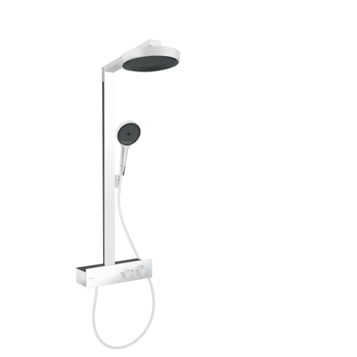 HG Rainfinity Komplet prysznicowy 250 1jet EcoSmart z termostatem ShowerTablet 350, Biały Matowy