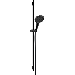 HG Rainfinity Zestaw prysznicowy 130 3jet EcoSmart z drążkiem S Puro 90 cm PushSlider i tekstylnym wężem Designflex 160 cm, Czar