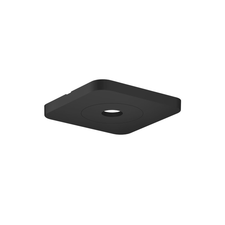 AX Citterio C Rozeta sufitowa 120/120 softsquare, Czarny Matowy