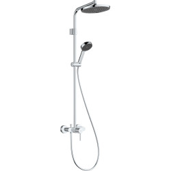Hansgrohe Activera S Komplet prysznicowy 240 1jet EcoSmart z baterią jednouchwytową Varia, Chrom