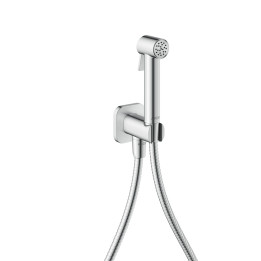 AX Bidette Showers Bidetowa główka prysznicowa Bidette 1jet dla wody zimnej z uchwytem i wężem prysznicowym 1.25 m, softsquare, 