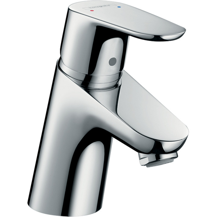HG Focus Jednouchwytowa bateria umywalkowa 70 LowPressure do bezciśnieniowych podgrzewaczy wody z kpl. odpł., Chrom