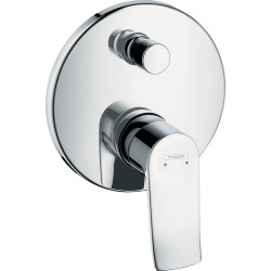 Hansgrohe Metris Jednouchwytowa bateria wannowa, podtynkowa do iBox universal, Chrom
