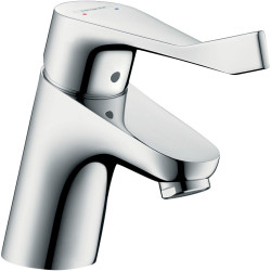 Hansgrohe Focus Jednouchwytowa bateria umywalkowa 70 Care z długim uchwytem bez kompletu odpływowego, Chrom