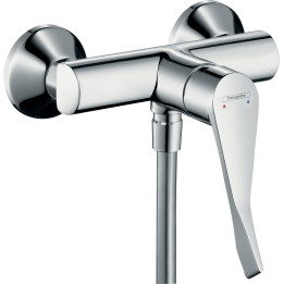 HG Focus Jednouchwytowa bateria prysznicowa Care z długim uchwytem 12,1 cm, natynkowa, Chrom