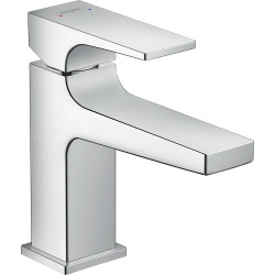 Hansgrohe Metropol Jednouchwytowa bateria umywalkowa 100 do małych umywalek z kpl. odpływ. Push-Open, Chrom