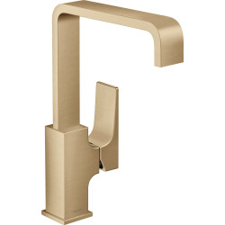 Hansgrohe Metropol Jednouchwytowa bateria umywalkowa 230 z kompletem odpływowym Push-Open, Brąz Szczotkowany