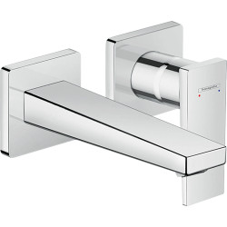 Hansgrohe Metropol Jednouchwytowa bateria umywalkowa z wylewką 16,5 cm, ścienna, podtynkowa, Chrom