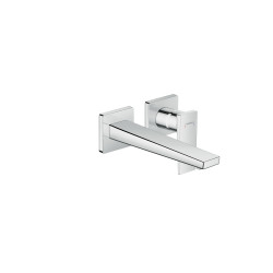 HG Metropol Jednouchwytowa bateria umywalkowa z wylewką 22,5 cm, ścienna, podtynkowa, Chrom