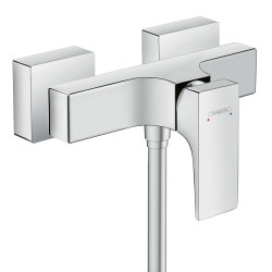 HG Metropol Jednouchwytowa bateria prysznicowa, natynkowa, Chrom