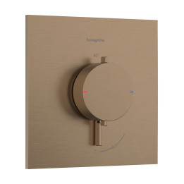 HG Ecostat Comfort E Bateria termostatyczna do 1 odbiornika, podtynkowa, Brąz Szczotkowany