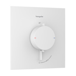 HG Ecostat Comfort E Bateria termostatyczna do 1 odbiornika, podtynkowa, Biały Matowy