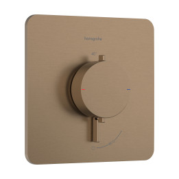 HG Ecostat Comfort Q Bateria termostatyczna do 1 odbiornika, podtynkowa, Brąz Szczotkowany