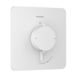 HG Ecostat Comfort Q Bateria termostatyczna do 1 odbiornika, podtynkowa, Biały Matowy