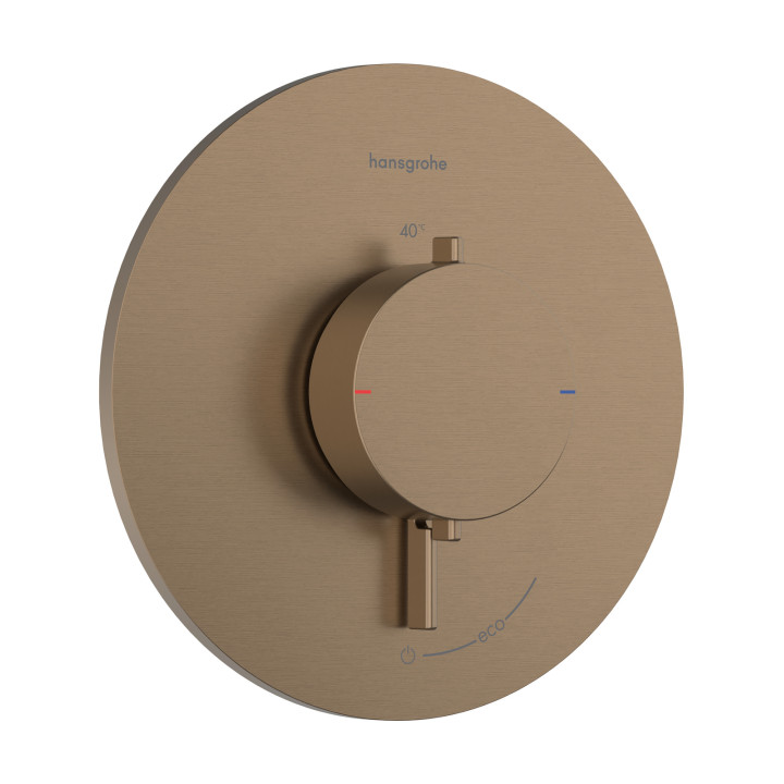 HG Ecostat Comfort S Bateria termostatyczna do 1 odbiornika, podtynkowa, Brąz Szczotkowany