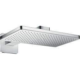 AX ShowerSolutions Głowica prysznicowa 460/300 1jet z ramieniem prysznicowym, rozeta softsquare, Chrom