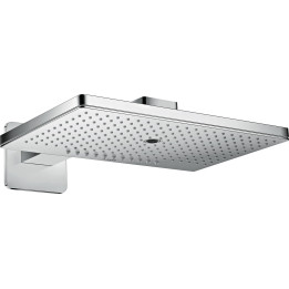 AX ShowerSolutions Głowica prysznicowa 460/300 3 jet z ramieniem prysznicowym, rozeta softsquare, Chrom