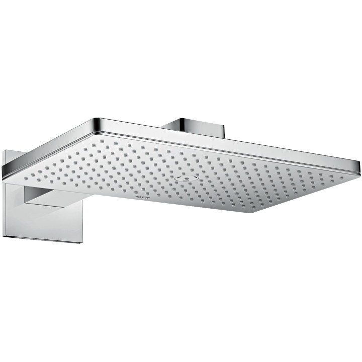 AX ShowerSolutions Głowica prysznicowa 460/300 1 jet z ramieniem prysznicowym, rozeta softsquare, Chrom