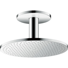 AX ShowerSolutions Głowica prysznicowa 300 2jet z przyłączem sufitowym, Chrom