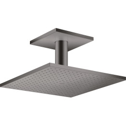 AX ShowerSolutions Głowica prysznicowa 300/200 1jet z przyłączem sufitowym, Czarny Chrom Szczotkowany