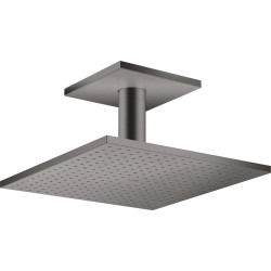 Axor ShowerSolutions Głowica prysznicowa 300/200 1jet z przyłączem sufitowym, Czarny Chrom Szczotkowany