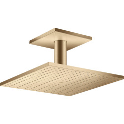 Axor ShowerSolutions Głowica prysznicowa 300/300 2jet z przyłączem sufitowym, Brąz Szczotkowany