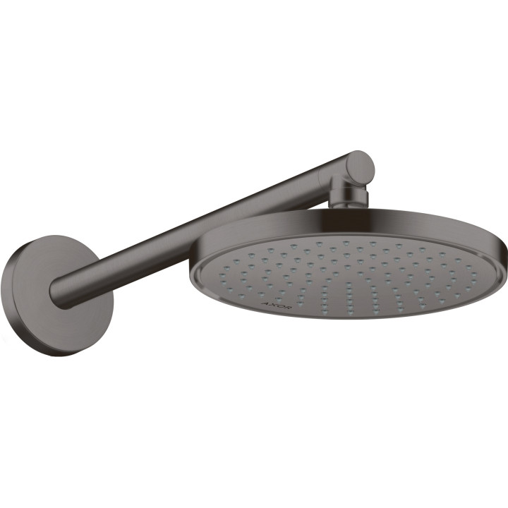 AX ShowerSolutions Głowica prysznicowa 220 1jet EcoSmart, Czarny Chrom Szczotkowany