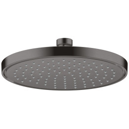 AX ShowerSolutions Głowica prysznicowa 220 1jet EcoSmart+, Czarny Chrom Szczotkowany