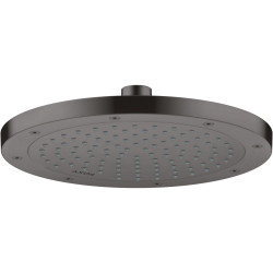 AX ShowerSolutions Głowica prysznicowa 245 1jet EcoSmart+, Czarny Chrom Szczotkowany