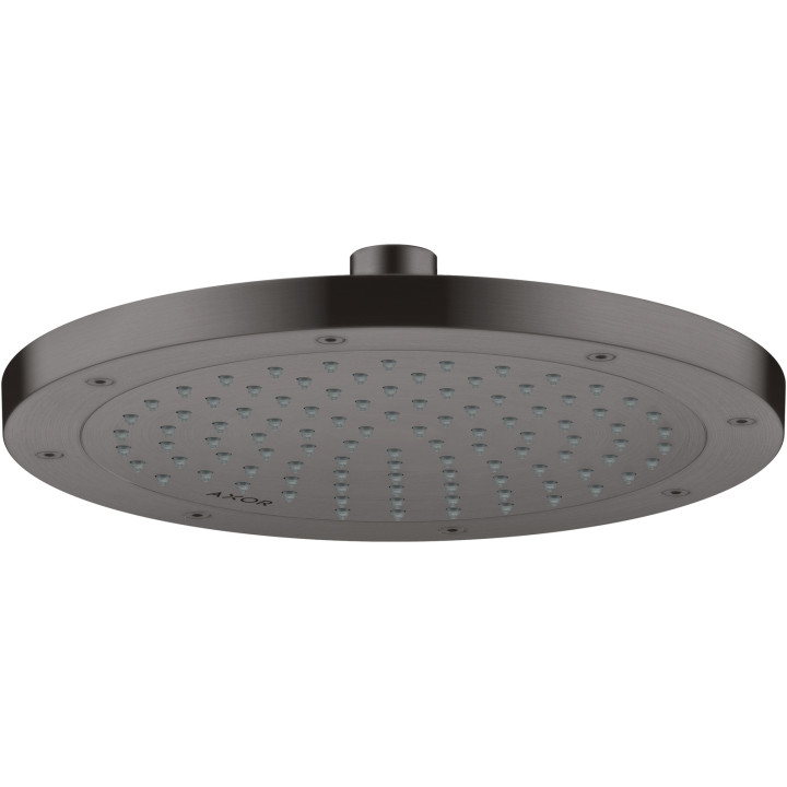 AX ShowerSolutions Głowica prysznicowa 245 1jet EcoSmart+, Czarny Chrom Szczotkowany