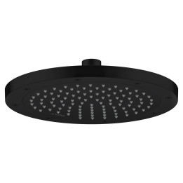 AX ShowerSolutions Głowica prysznicowa 245 1jet EcoSmart+, Czarny Matowy