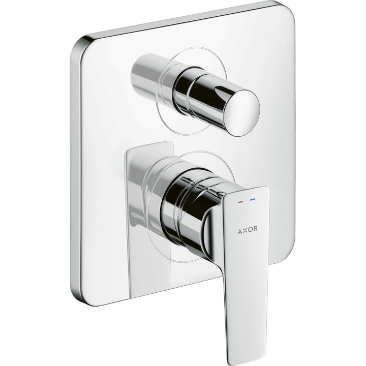 AX Citterio E Jednouchwytowa bateria wannowa, podtynkowa, Chrom