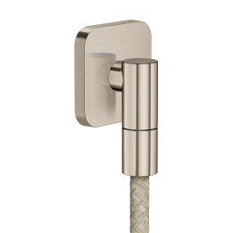 AX Wall outlet Fine Przyłącze węża, softsquare, Nikiel Szczotkowany