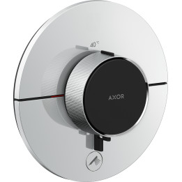 AX ShowerSelect ID Bateria termostatyczna HighFlow do 1 odbiornika z dodatkowym wyjściem, okrągła, podtynkowa, Chrom