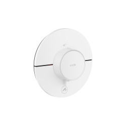 AX ShowerSelect ID Bateria termostatyczna HighFlow do 1 odbiornika z dodatkowym wyjściem, okrągła, podtynkowa, Biały Matowy