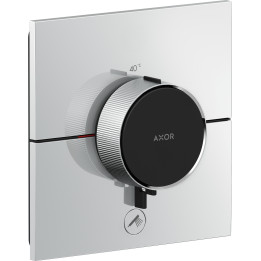 AX ShowerSelect ID Bateria termostatyczna HighFlow do 1 odbiornika z dodatkowym wyjściem, kwadratowa, podtynkowa, Chrom