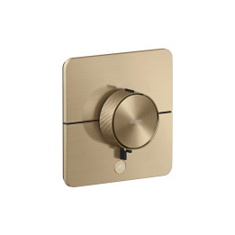 AX ShowerSelect ID Bateria termostatyczna HighFlow do 1 odbiornika z dodatkowym wyjściem, softsquare, podtynkowa, Brąz Szczotkow