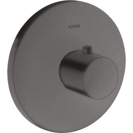 AX Uno Bateria termostatyczna HighFlow, podtynkowa, Czarny Chrom Szczotkowany