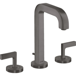 AX Citterio 3-otworowa bateria umywalkowa 170 z uchwytami jednoramiennymi, wylewką 140 mm, rozetami i kpl. odpływowym z cięgłem,