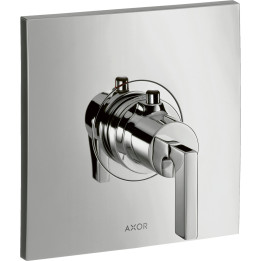 AX Citterio Bateria termostatyczna HighFlow z uchwytem jednoramiennym, podtynkowa, Chrom