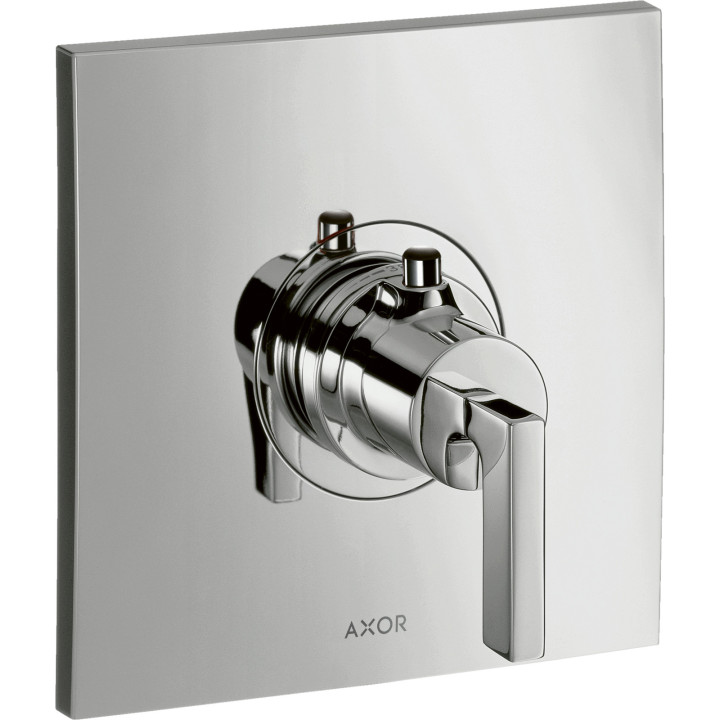 AX Citterio Bateria termostatyczna HighFlow z uchwytem jednoramiennym, podtynkowa, Chrom