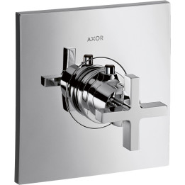 AX Citterio Bateria termostatyczna HighFlow z uchwytem krzyżowym, podtynkowa, Chrom